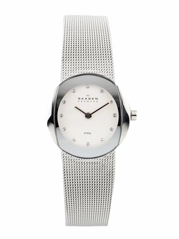 SKAGEN DENMARK Women White Dial Watch 589SSS