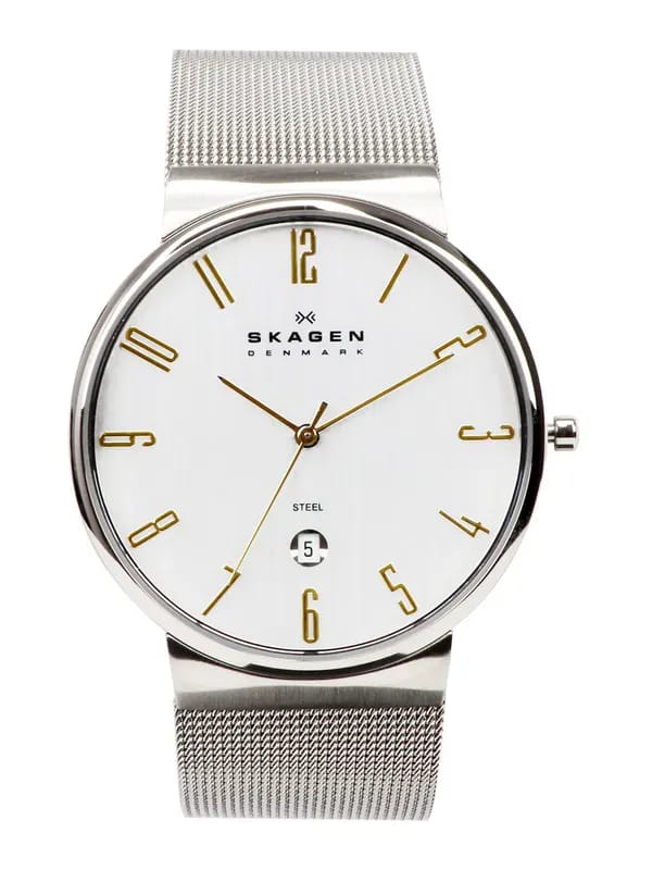 Skagen Men White Dial Watch