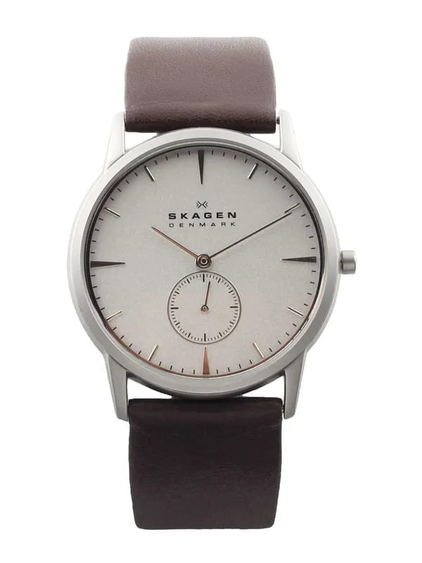 SKAGEN DENMARK Men Silver-Toned Dial Watch 958XLSL
