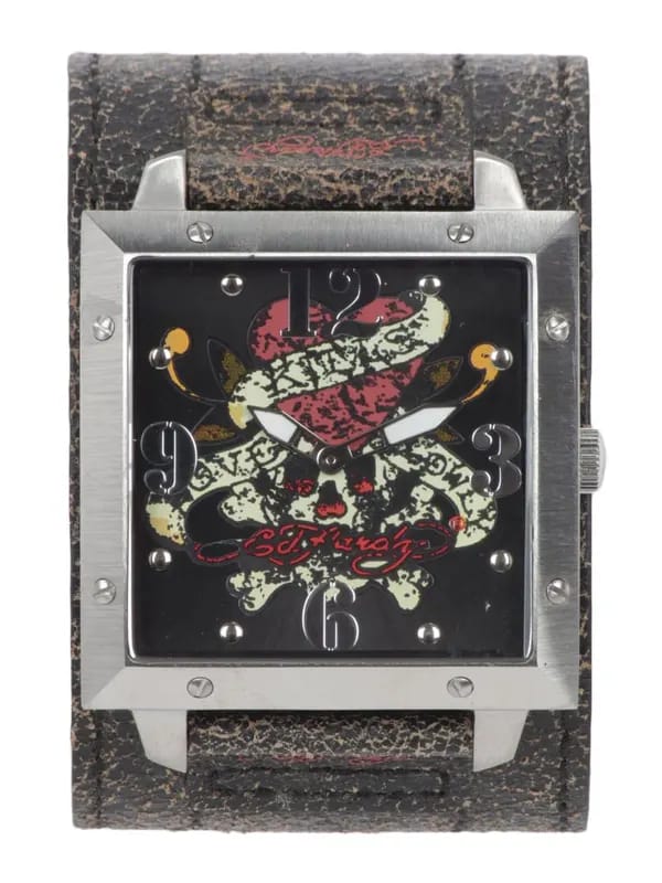 Ed Hardy Men Black Dial Watch