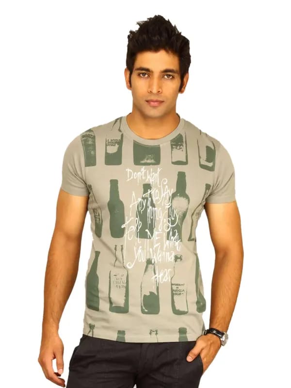 Lee Men's Bottle Grey T-shirt