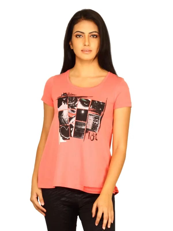 Lee Women Zoe Dark Peach T-shirt
