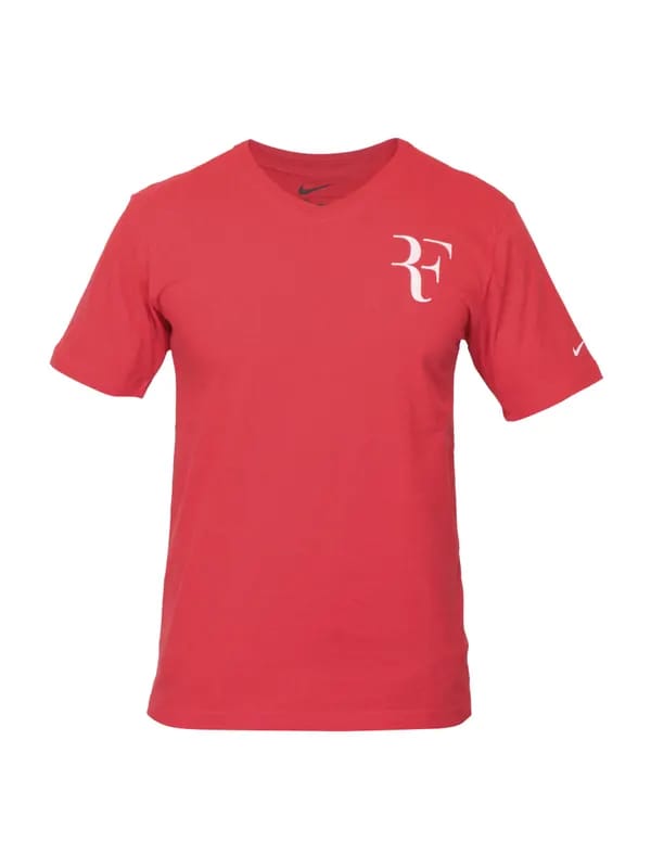 Nike Men Printed Red T-shirt