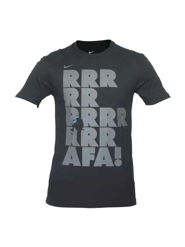 Nike Men Printed Black T-shirt