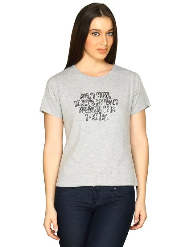 Tantra Women Right Now Grey T-shirt