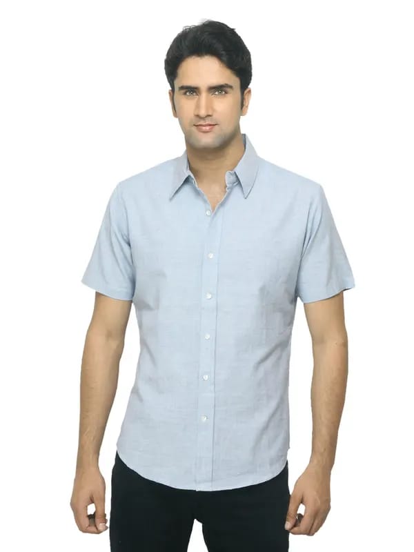 Fabindia Men Blue Shirt