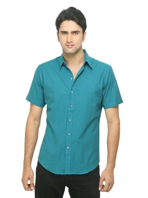 Fabindia Men Blue Shirt