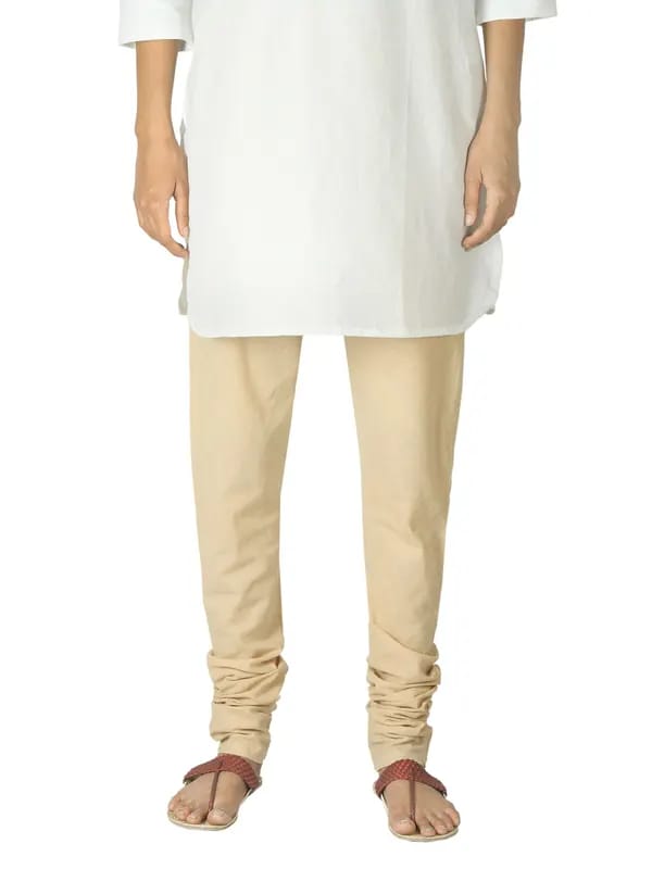 Fabindia Women Beige Mangalgiri Churidar