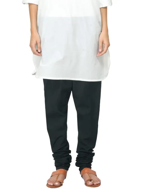 Fabindia Women Black Mangalgiri Churidar