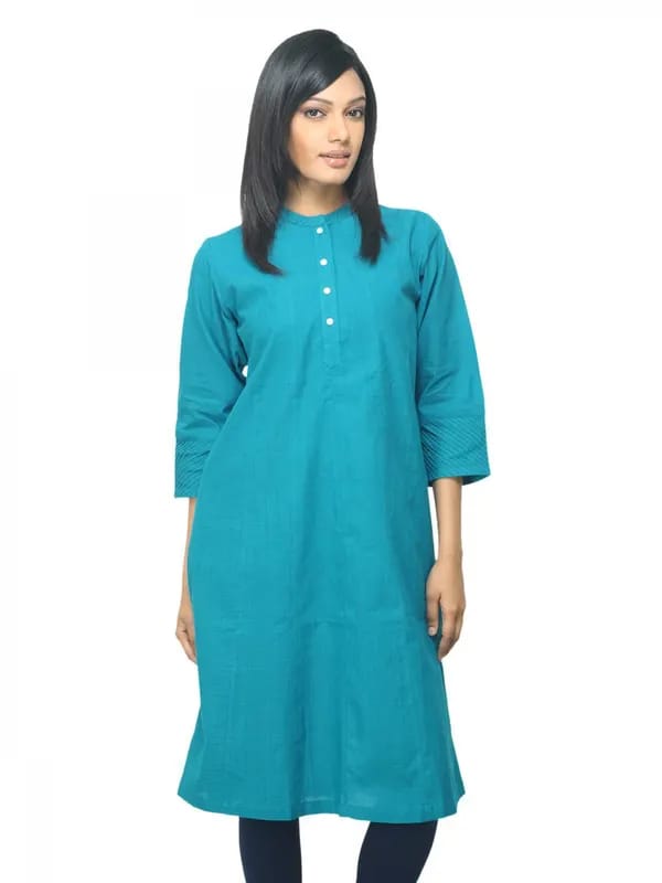 Fabindia Women Blue Kurta
