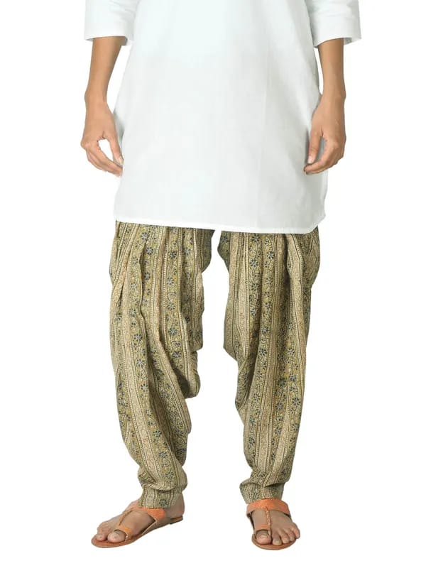 Fabindia Women Mustard Kalamkari Salwar