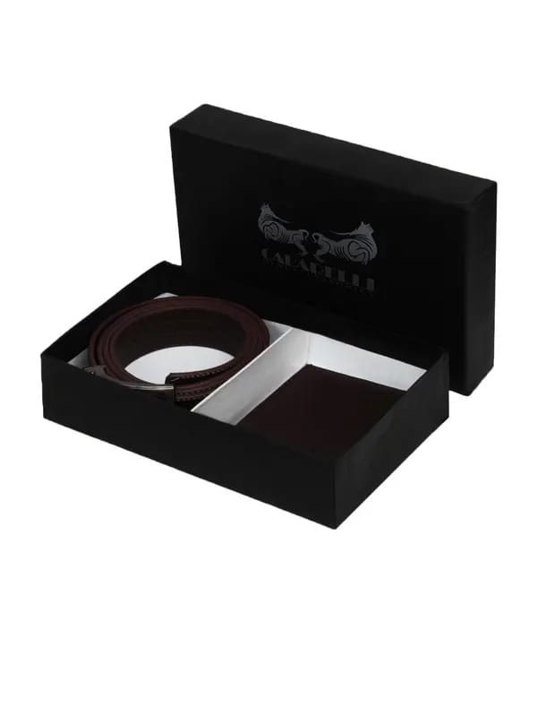 Cabarelli Men Brown Accessory Gift Set