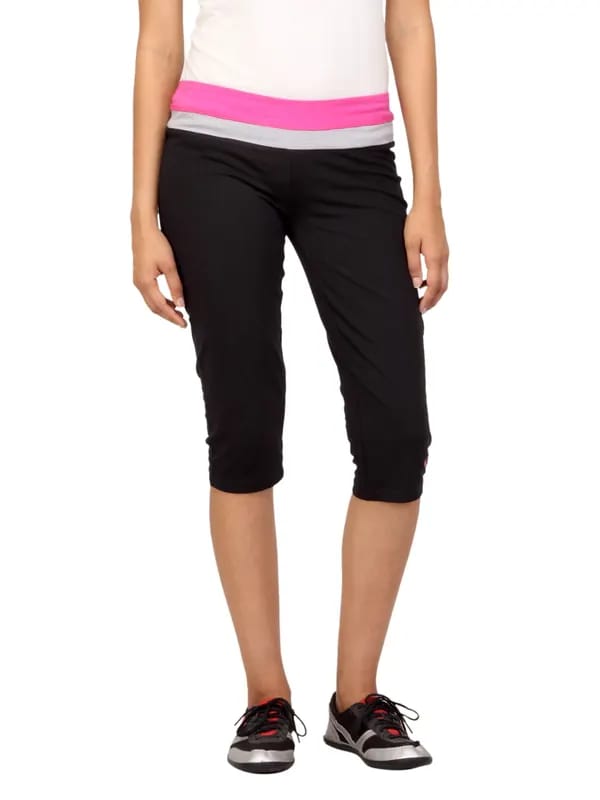 Puma Women Black Capris