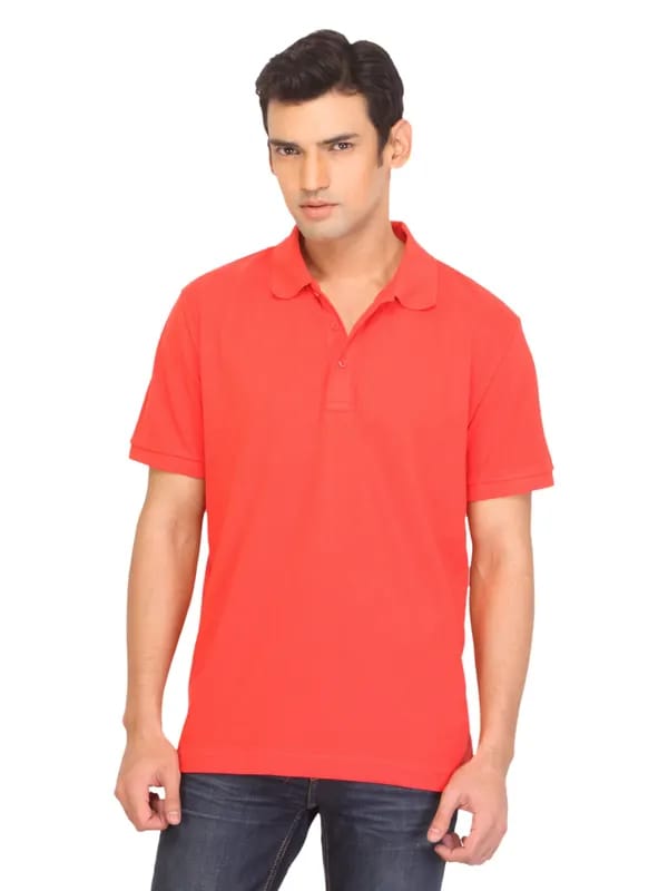 Puma Men Red Polo T-shirt