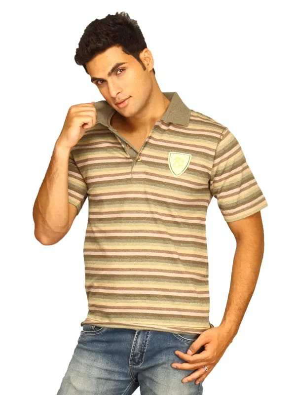 DUSG Men's Periyar Cotton Melange T-shirt