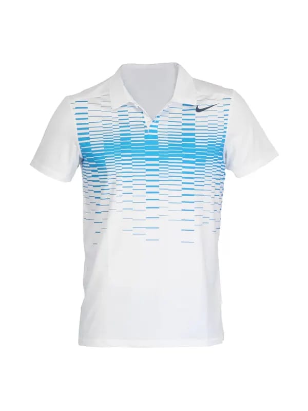 Nike Men Advantage Geometric Blue Jersey