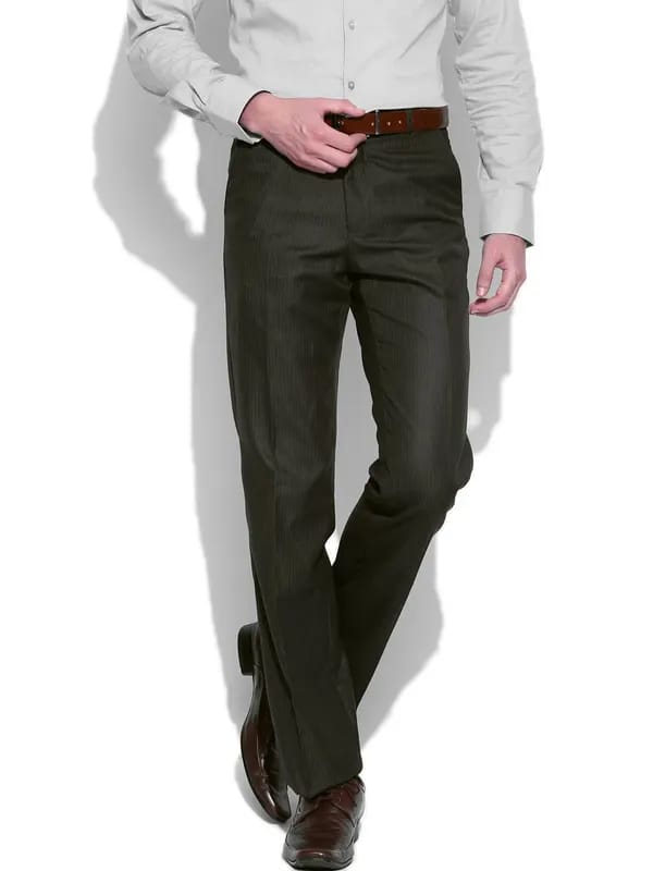 Black Coffee Brown Formal Trousers