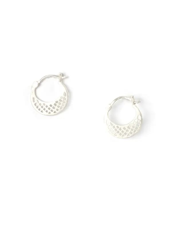 Fabindia Women Ananya Silver Earrings