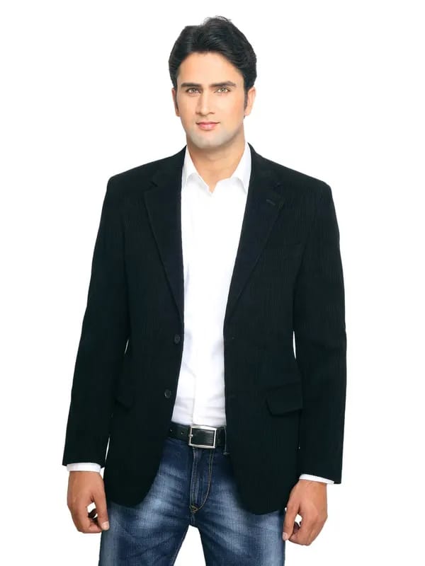Reid & Taylor Men Semi Formal Black Blazer