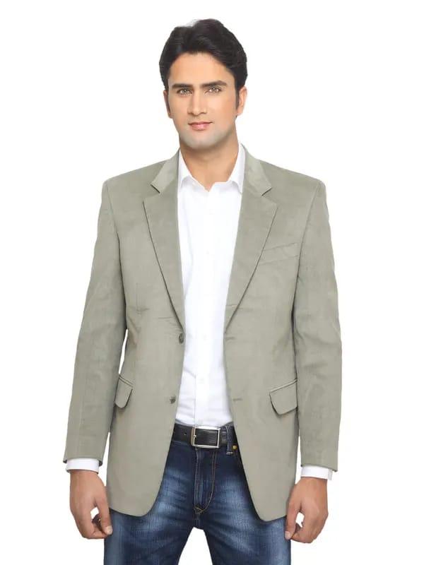 Reid & Taylor Men Semi Formal Olive Blazer