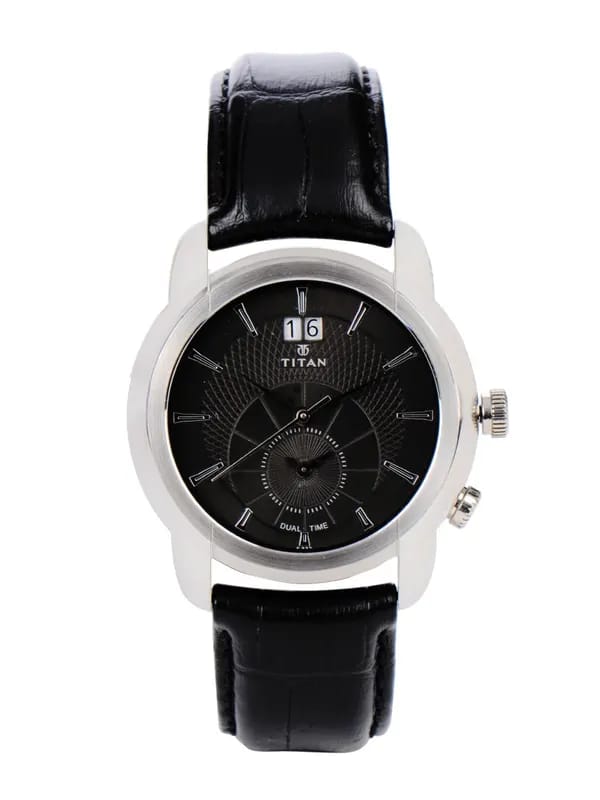 Titan Men Black Dial Watch