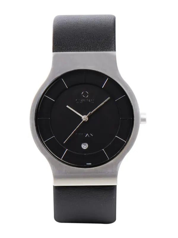 Titan Men Black Dial Watch