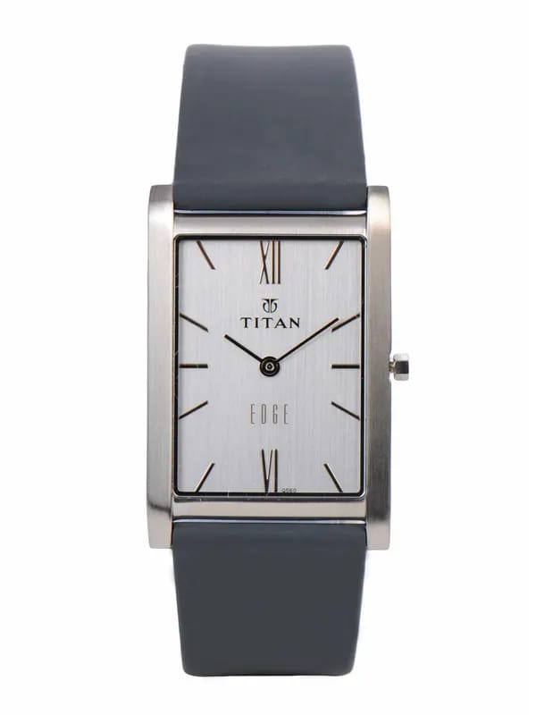 Titan Edge Men White Dial Watch NH1043SL01A