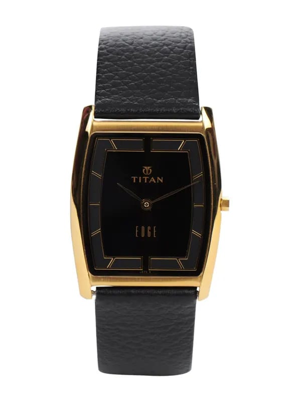 Titan Edge Men Black Dial Watch