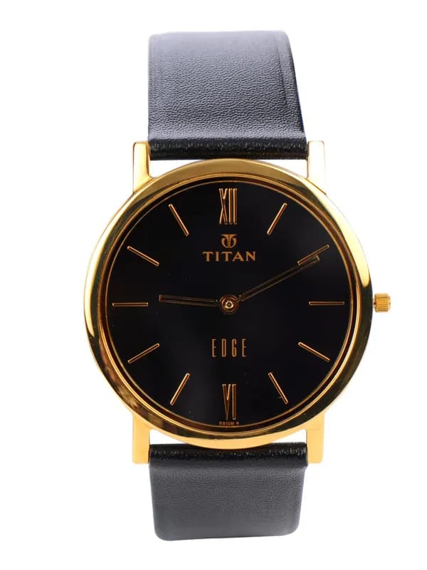 Titan Edge Men Black Dial Watch