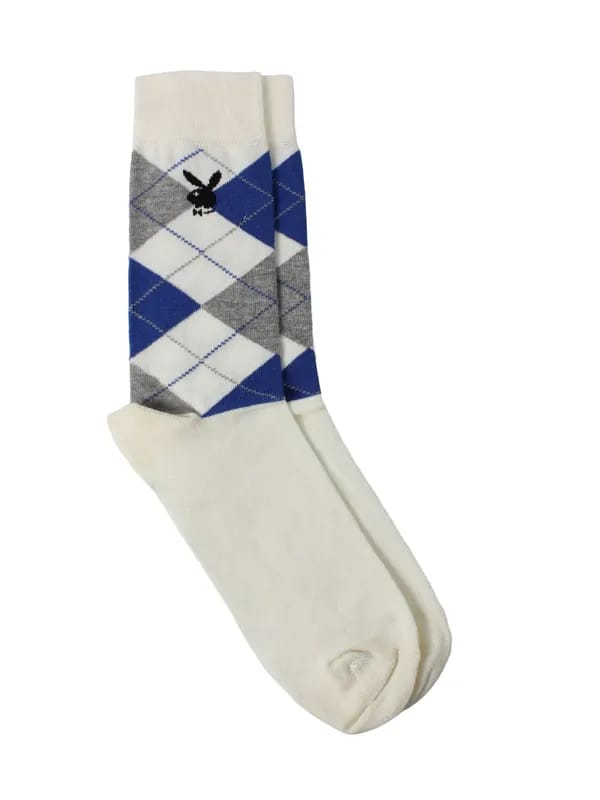 Playboy Men Cream Socks