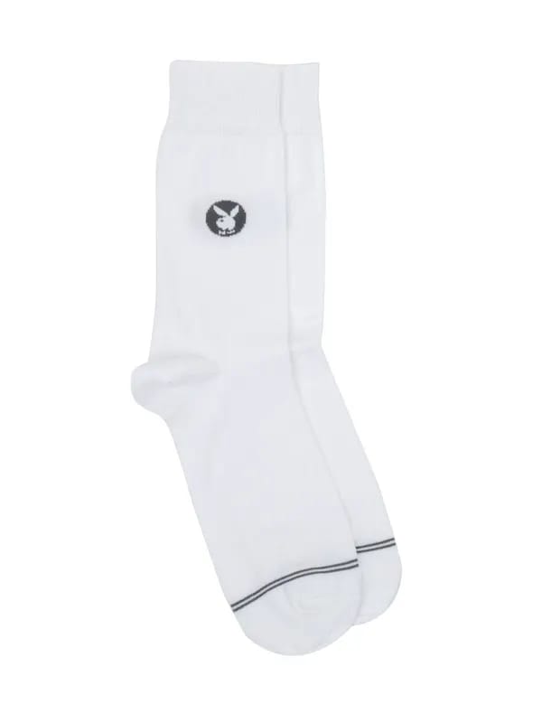 Playboy Men White Socks