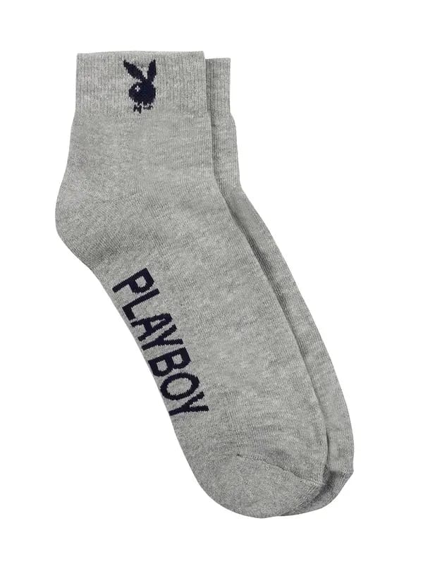Playboy Men Grey Socks