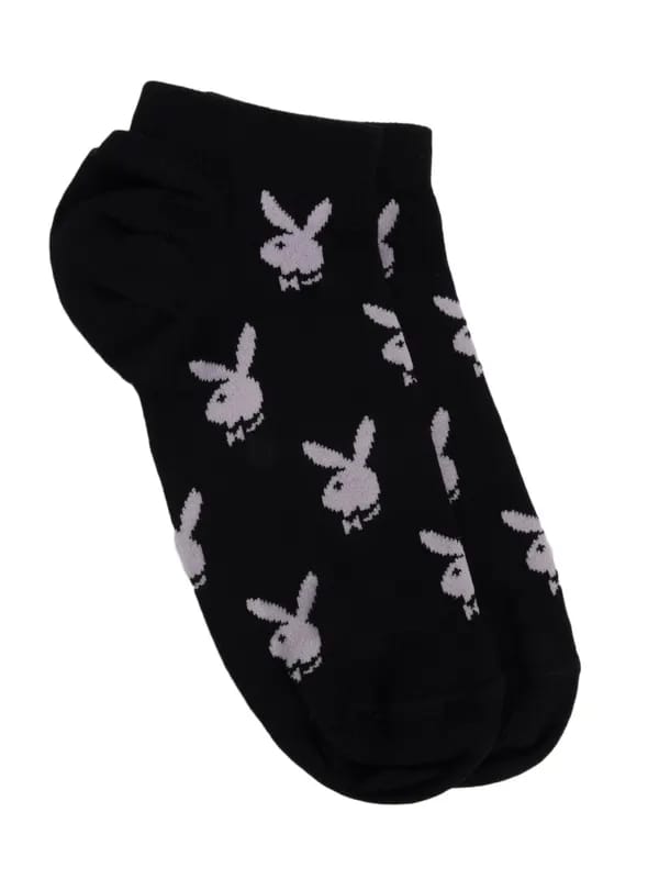 Playboy Women Black Socks