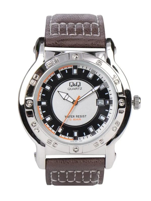 Q&Q Men White Dial Watch
