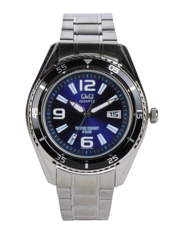 Q&Q Men Blue Dial Watch