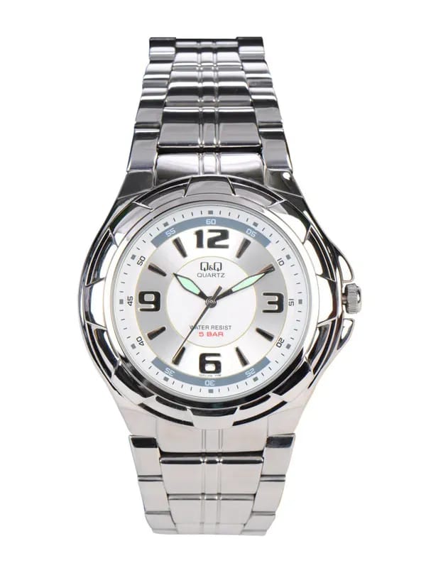 Q&Q Men White Dial Analogue Watch Q252J204Y
