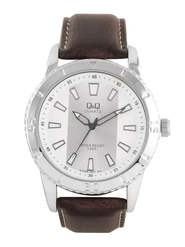 Q&Q Men White Dial Watch