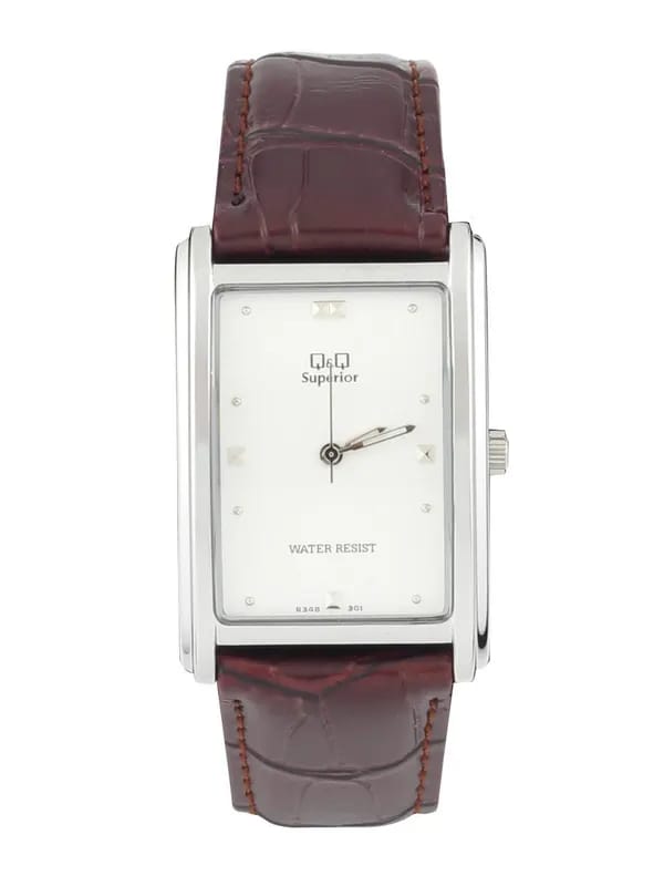 Q&Q Men White Dial Watch R348