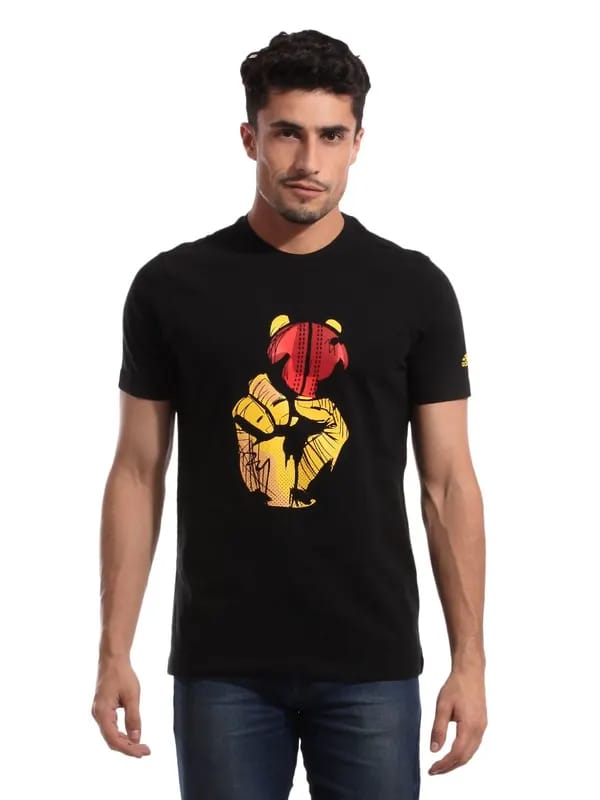 ADIDAS Men Peace Black T-shirt