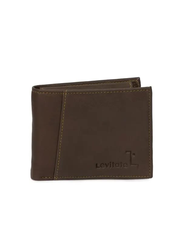 Levitate Men Brown Wallet