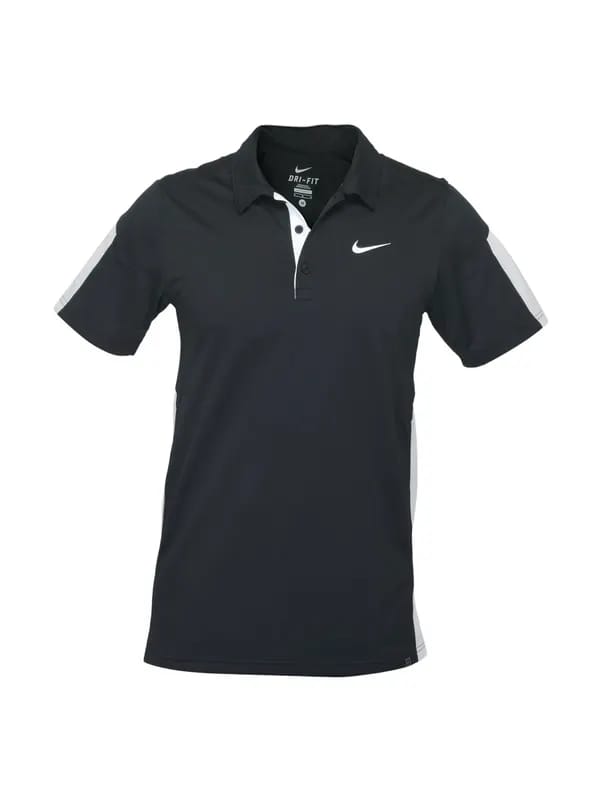 Nike Men Black Polo T-shirt