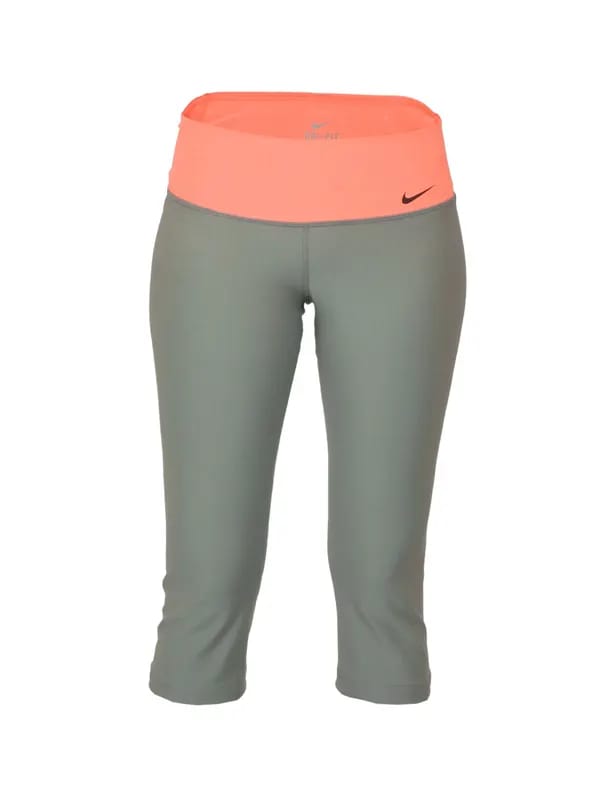 Nike Women Legend Slim Poly Grey Capris