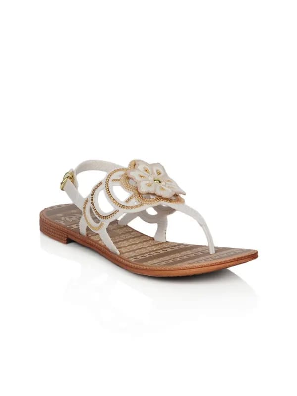 Grendha Women Jola Cigana White Flats