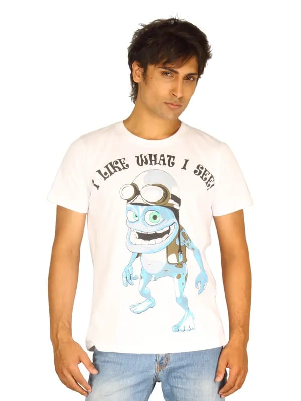 Guerrilla Men's I Like What I See White T-shirt
