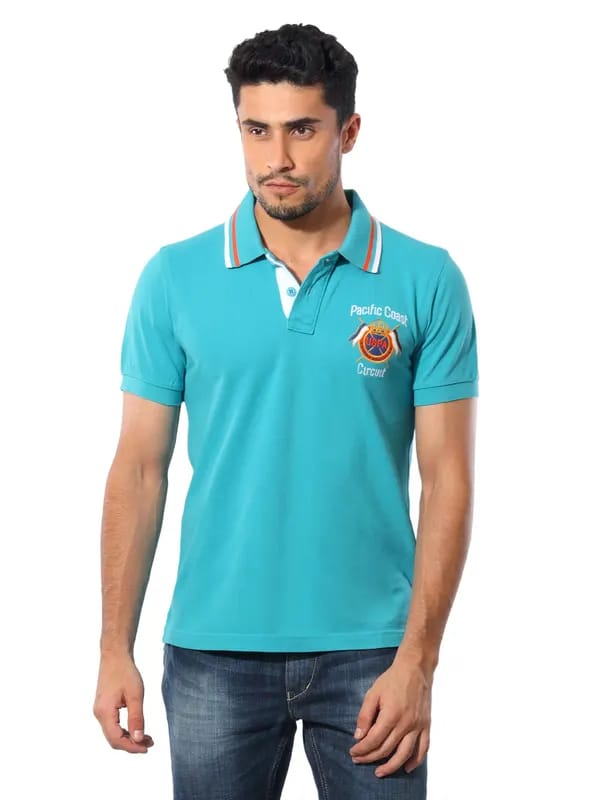 U.S.Polo Assn Men Blue Polo T-shirt