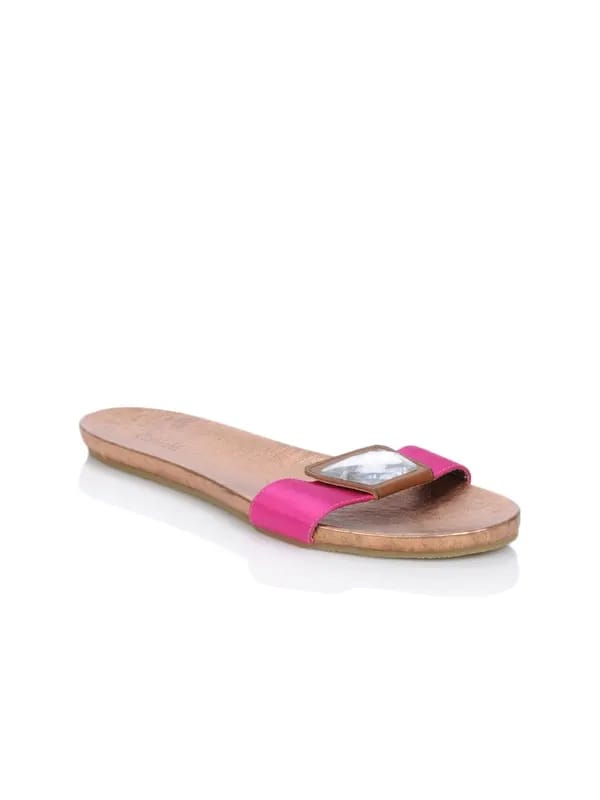 Catwalk Women Pink & Copper Flats