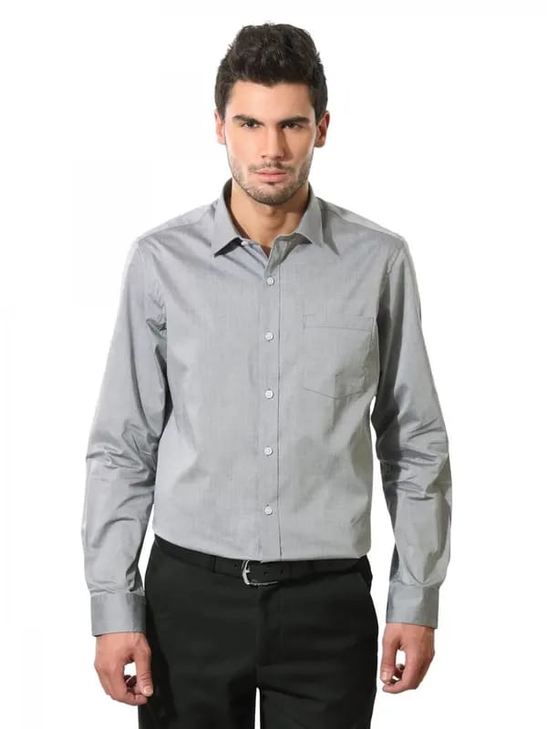 Arrow Men Grey Slim Fit Shirt