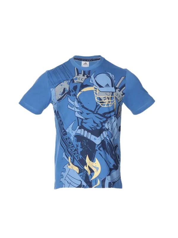 ADIDAS Men's Mumbai Indians Rage Blue T-shirt
