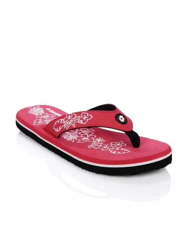 Lotto Women Cara II W Red Flip Flops