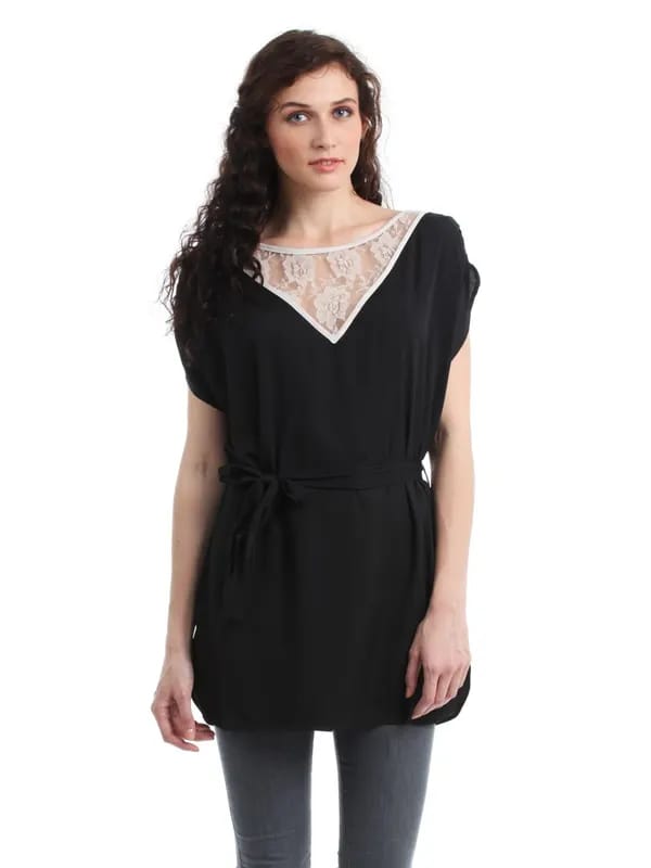 Vero Moda Women Simka Black Top